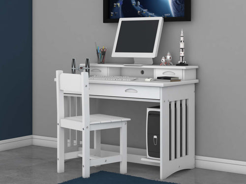 0267 - Student Desk White (Hardware Kit)