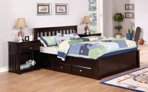 2931 - Full Platform Bed Espresso (Hardware Kit)