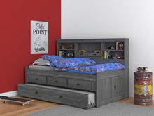 Load image into Gallery viewer, 4222 - Twin Bookcase Daybed Gray (Hardware Kit)