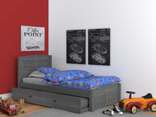 Load image into Gallery viewer, 4230 - Twin Platform Bed Gray (Hardware Kit)
