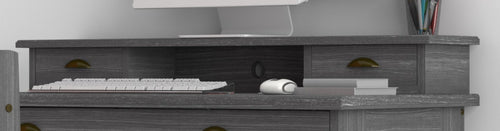 4267H - Student Desk Hutch Gray (Hardware Kit)