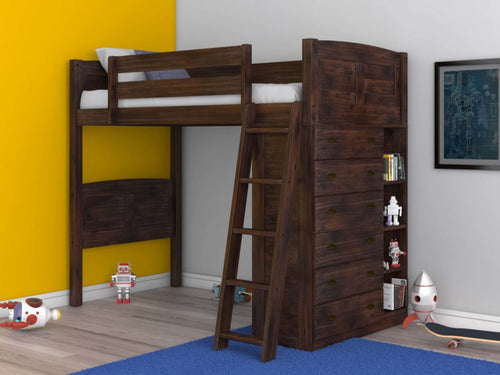 4805-LOFT - Twin Loft Chestnut (Hardware Kit)