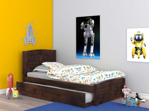 4830 - Twin Platform Bed Chestnut (Hardware Kit)