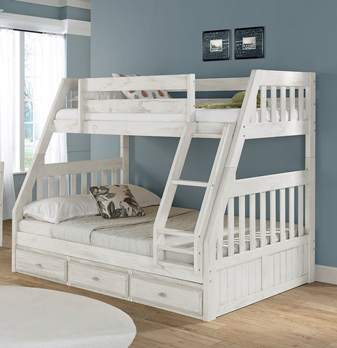 5219 - Ash Twin / Full Bunk Bed (Hardware Kit)