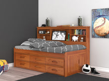 Load image into Gallery viewer, 82122 - KD Twin Bookcase Daybed Honey (Hardware Kit)