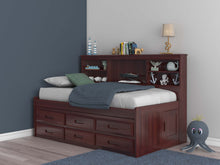 Load image into Gallery viewer, 82822 - KD Twin Bookcase Daybed Merlot (Hardware Kit)