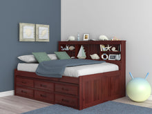 Load image into Gallery viewer, 82823 - KD Full Bookcase Daybed Merlot (Hardware Kit)