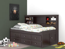 Load image into Gallery viewer, 82922 - KD Twin Bookcase Daybed Espresso (Hardware Kit)