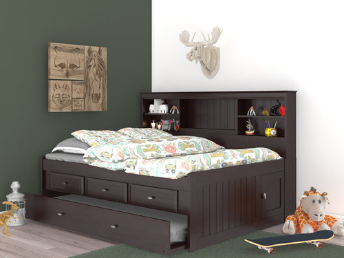 82923 - KD Full Bookcase Daybed Espresso (Hardware Kit)