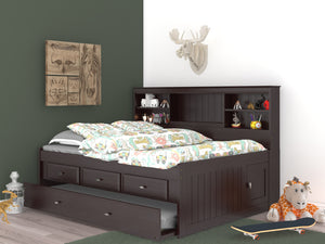 82923 - KD Full Bookcase Daybed Espresso (Hardware Kit)